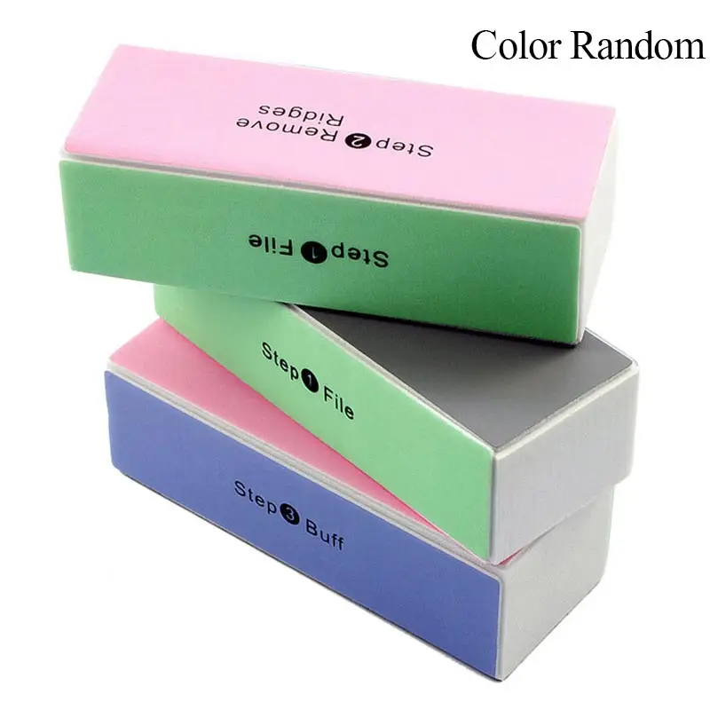 6 Patterns Professional Nail File Flower Sanding Nail File Double Side Nail Buffer Buffing Polish Nail Art Block Pedicure Tools - Цвет: 1