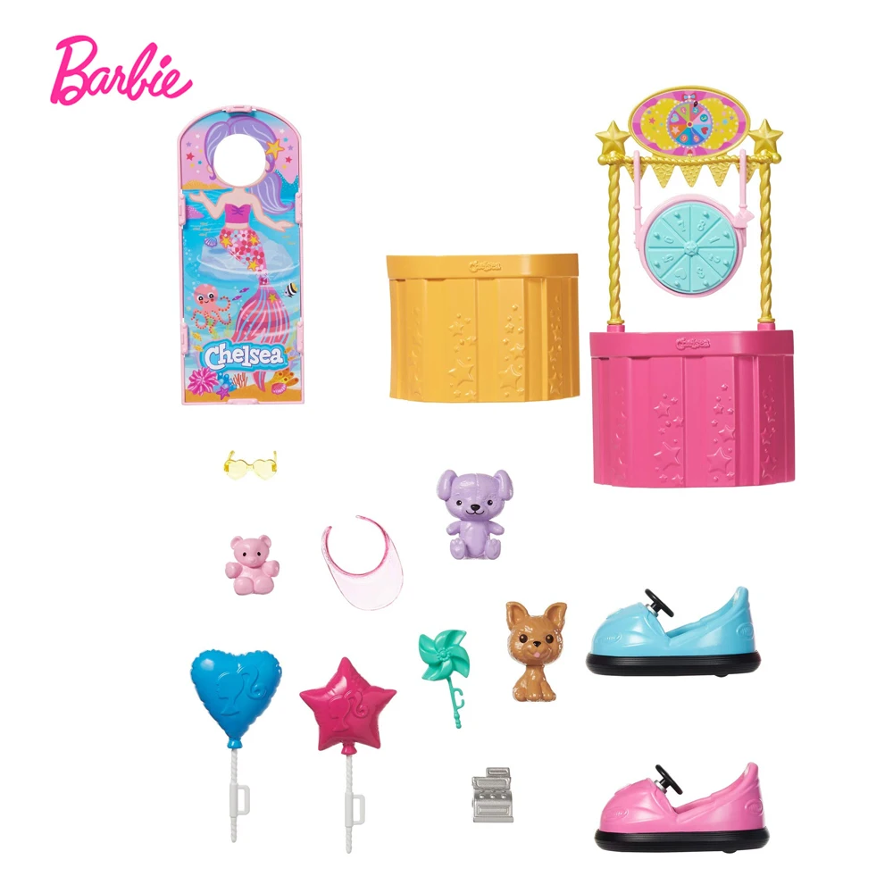 Кукла Барби клуб Челси и карнавальный игровой набор светлые волосы с колесиком