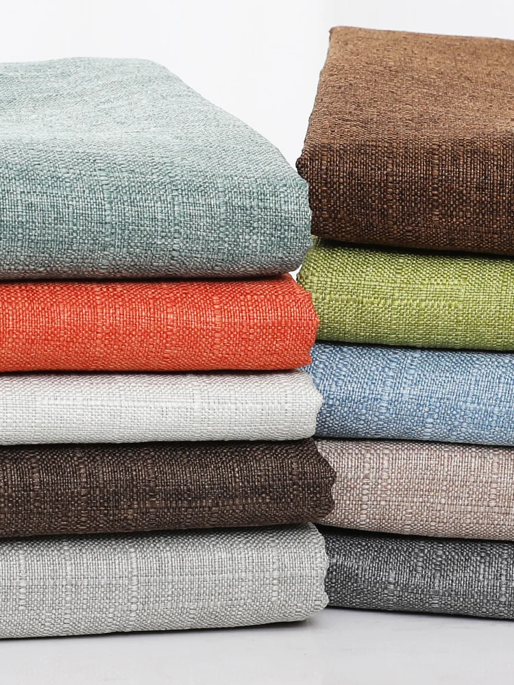 Тканевый чехол для дивана из хлопка и льна плотная скатерть занавески парча