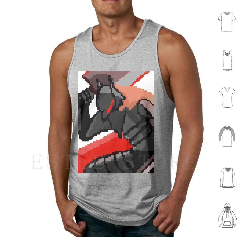 

Pixel Guts Tank Tops Vest Sleeveless Guts Berserk Pixel