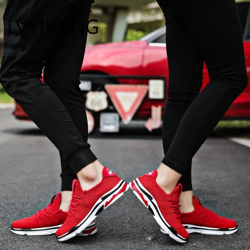 Лето 2018 модная женская повседневная обувь пара дышащих прочных сетчатых