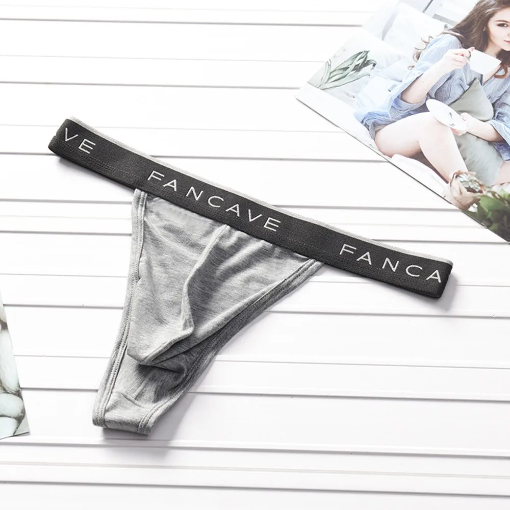 Трусы Т-образной формы трусики из модала удобные стринги мужские трусы