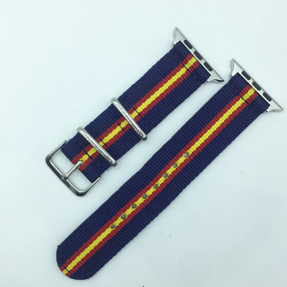 Nylon Watch Band 38mm 40mm 41mm 42mm 44mm 45mm for Apple Watch Series 7 6 SE 5 4 3 Bracelet Watch Strap for iwatch Bands Spain