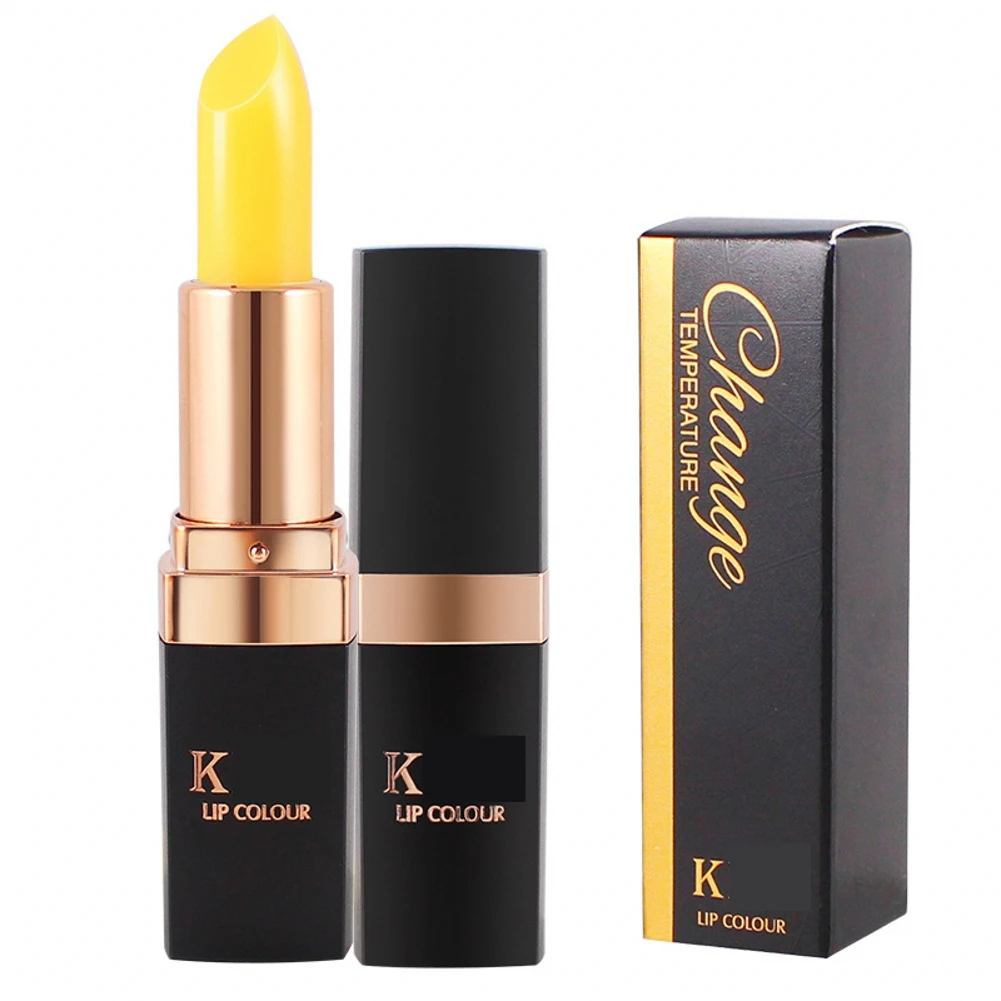 Color changing lipstick warm-changing carotene moisturizing waterproof non-stick cup color-changing lipstick