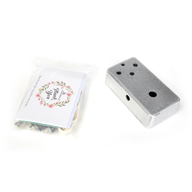 Фото Новая DIY педаль Fuzz и искажения, все комплекты с алюминиевой коробкой в стиле 1590B, истинное отключение для бас-гитары, бесплатная доставка №4