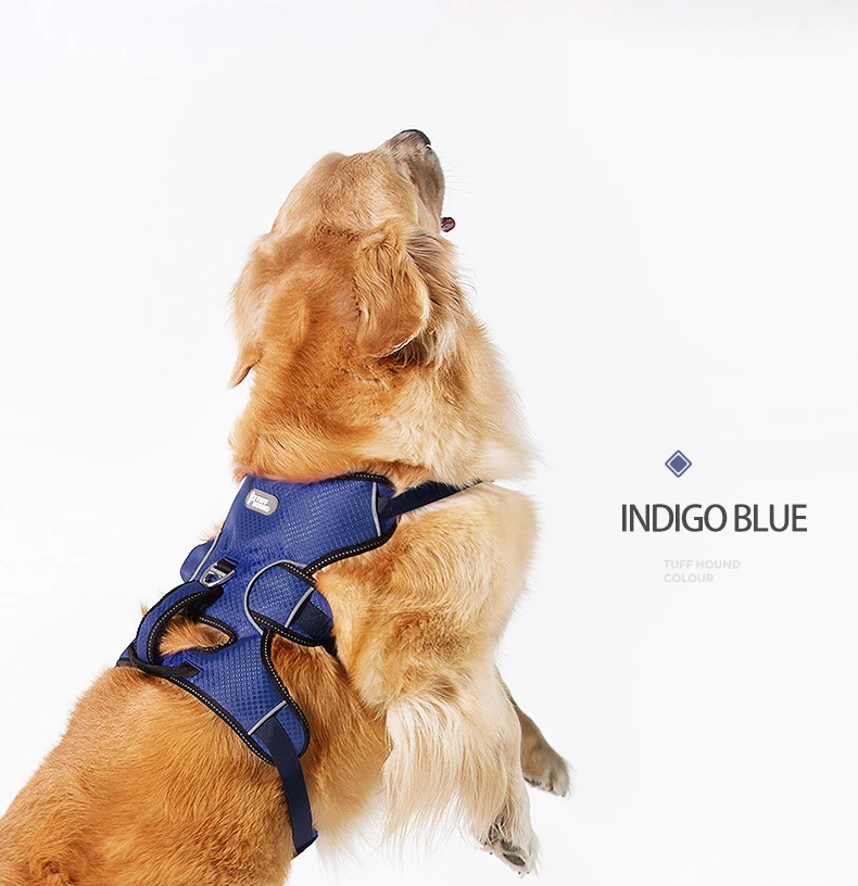 Tuff Hound K9 товары для домашних животных собаки жгут синий/красный/серый Жилет Жгут для средних/больших собак не тянет грудь жгуты