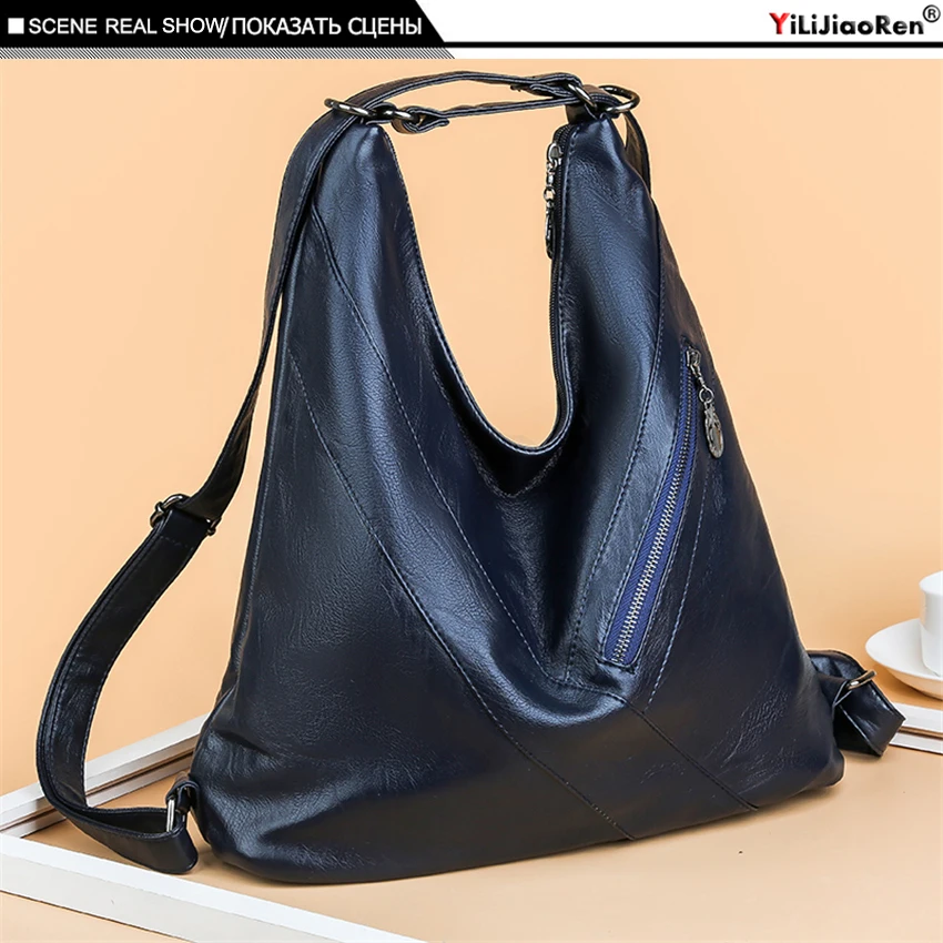 Модные женские сумки Хобо Роскошная Брендовая женская большая сумка-тоут дизайнерская многофункциональная сумка большие кожаные сумки на плечо для женщин