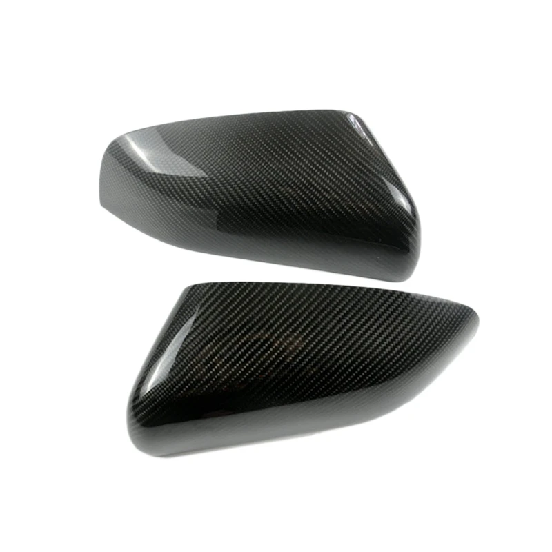

Car Carbon Fiber Side Rear View Mirror Covers Cap for Land Rover Discovery 4 10-13