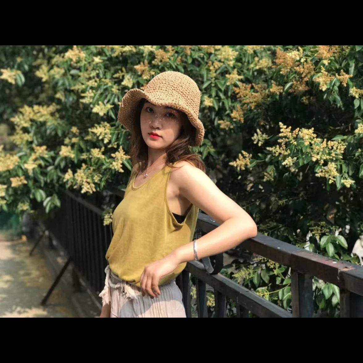 

Summer Cotton Solid Tank Top Women Sleeveless Knitted Vest Street Wear Brea All Matched Sliplify Femal Clothe