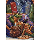 5d сделай сам, алмазная живопись, вышивка крестиком, Алмазная мозаика, полная Алмазная вышивка, мультфильм, дракон, отдых, Новогоднее украшение