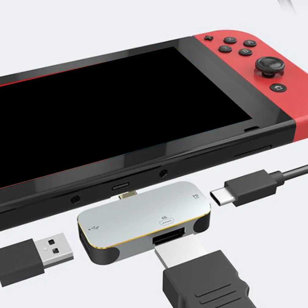 

New Portable Video Converter For Switch Support 4K High Definition Image Quality PD Fast Charging Protocol