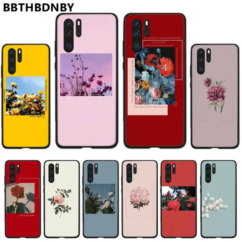 Художественный эстетический чехол для телефона Huawei P9 P10 P20 P30 Pro Lite smart Mate 10 20 Y5 Y6 Y7