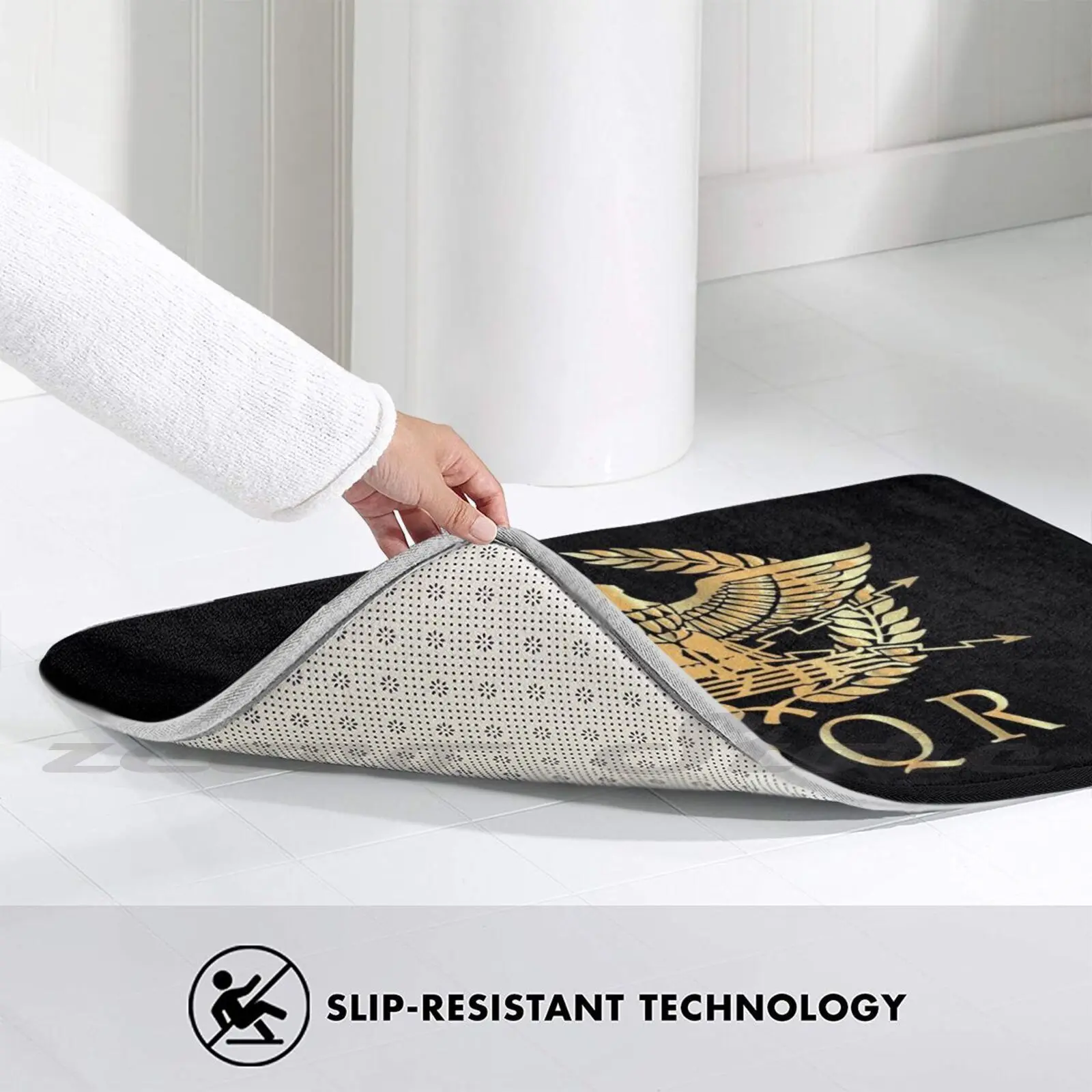 Spqr-Империя Стандартный Щит мягкий коврик дверной проем нескользящий