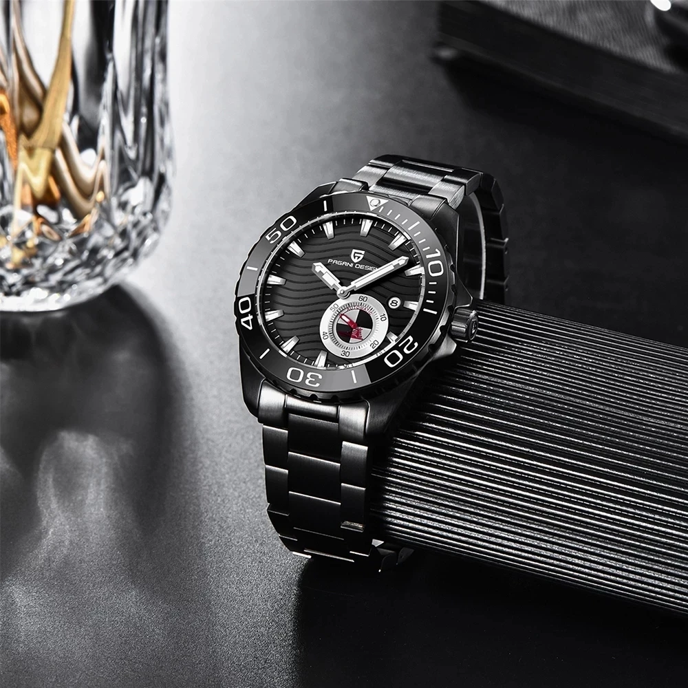 

PAGANI DESIGN 2020 NEW Luxury Stainless Steel Automatic Mechanical Watch Top Brand Waterproof Business Sports Men's Watch
