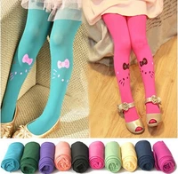 girl tights cat print children kids pantyhose velvet fabric princess party dance tights girl stockings 3 9t tights spring summer