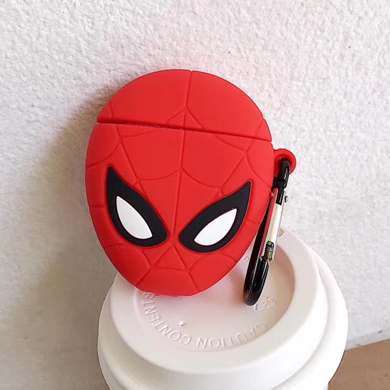 Style 2 Чехол Бэтмен для AirPods, зарядная коробка, силикагель, защитный чехол, Черная пантера, Железный человек, чехол - Цвет: Style 2