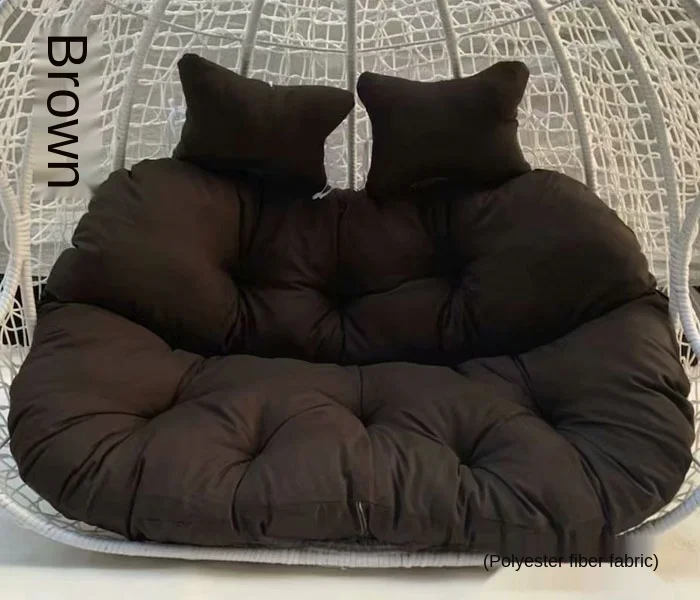 Подвесная корзина подушке подушки один двойной держатель ротанга ткань для