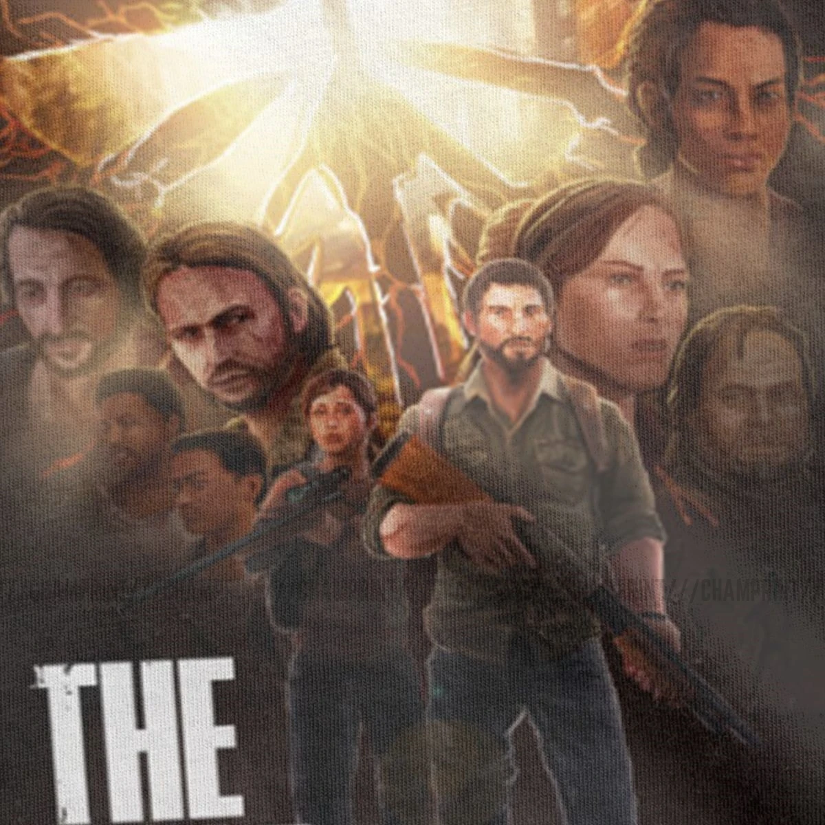 Мужская футболка с надписью The Last Of Us в стиле игры Элли 100% хлопок модная 2019