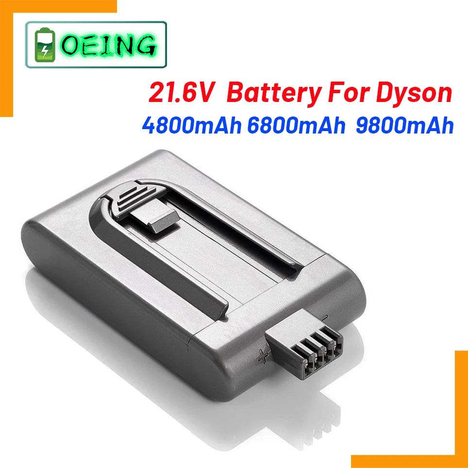 

2021 NEW EST 4.8 / 6.8 / 9.8ah 21.6v Li ion DC16 Vacuum Cleaner Replacement Battery DC12 12097 BP01 912433-01 L50 of Dyson DC16
