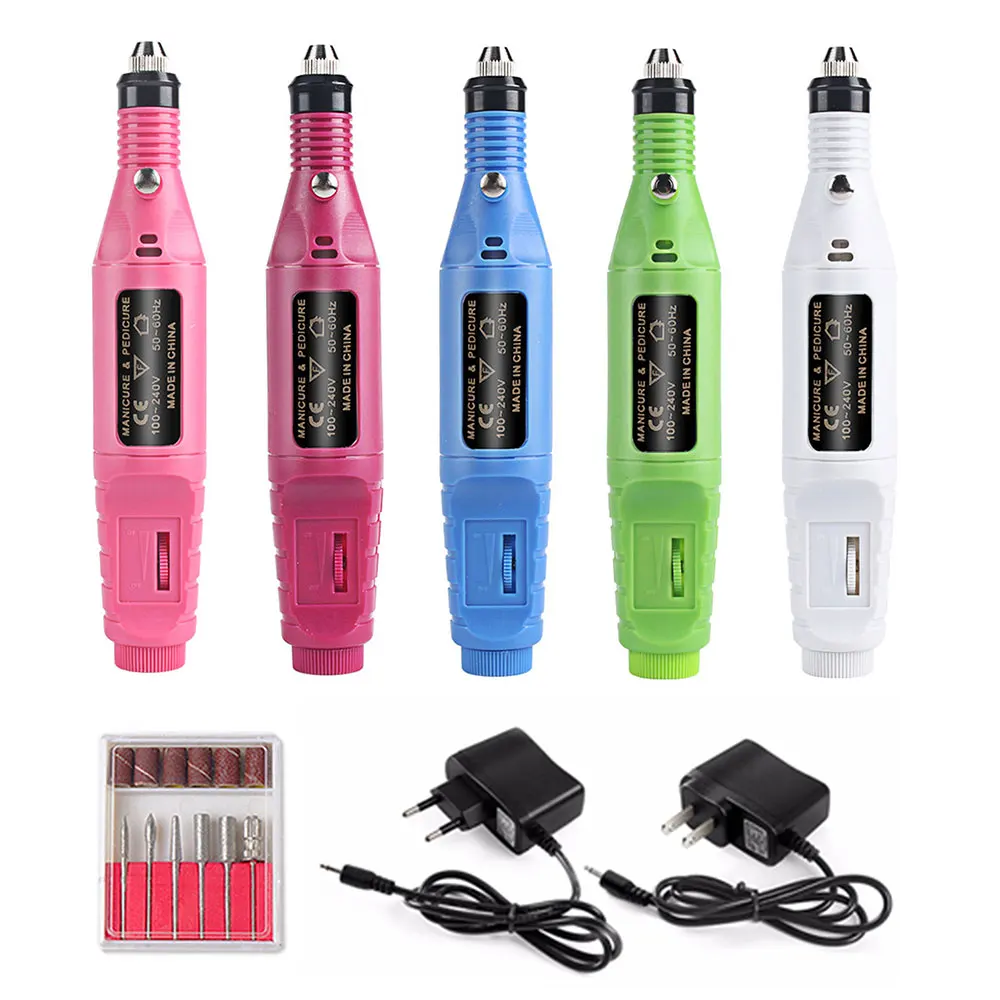 1 комплект профессиональный электрический Фрезер для ногтей сверлильный станок