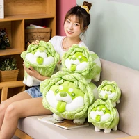 soft stuffed vegetable chinese cabbage dog cute plush toys pillow gifts