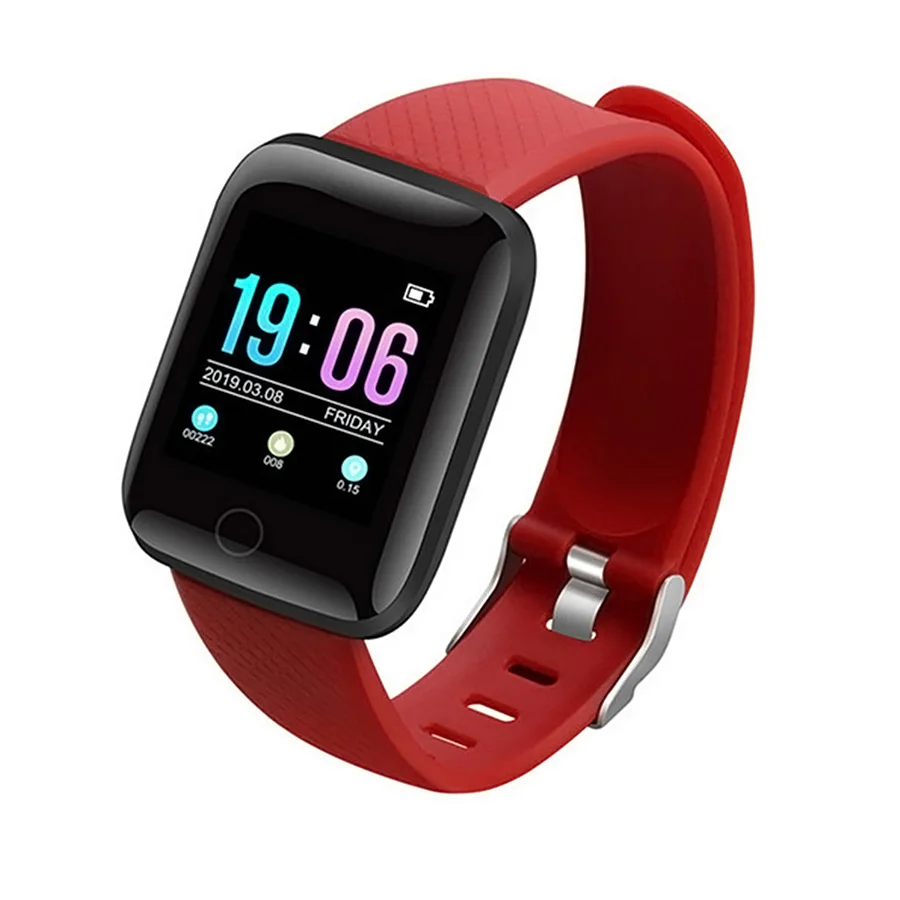 Новый умный Браслет 116Plus спортивный браслет с шагомером и Bluetooth модные умные часы