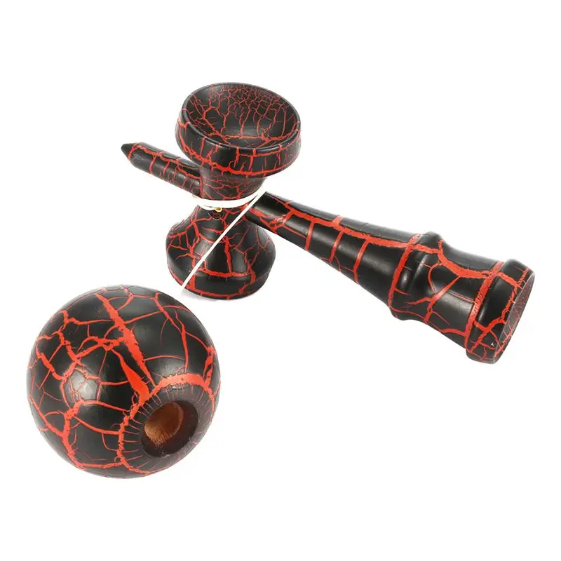 Полный Crackle On Kendama деревянный мяч образование традиционная игра игрушка