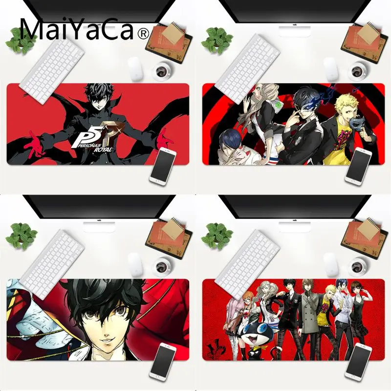 

MaiYaCa My Favorite Anime p5 P Persona 5 Rubber Pad to Mouse Game Gaming Mouse Pad Large Deak Mat 700x300mm for overwatch/cs go