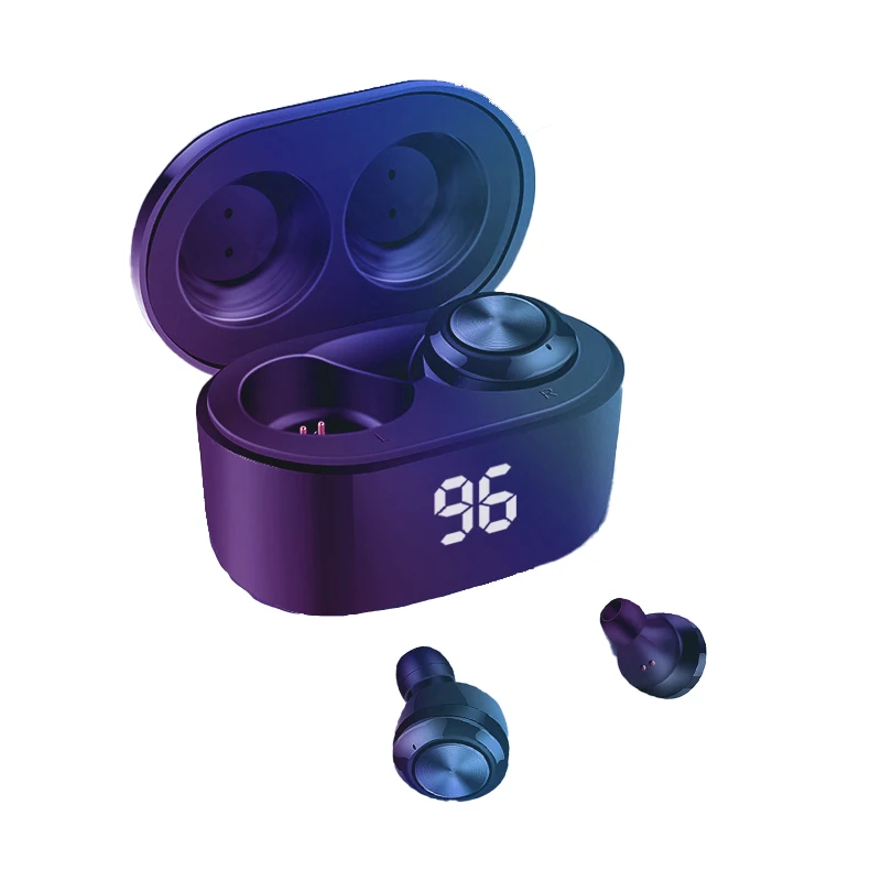 

IPX4 Mini Smart Touch Bluetooth Headset Stereo Professional Music Wireless Earbuds with Led Display Long Batterylife Earphones