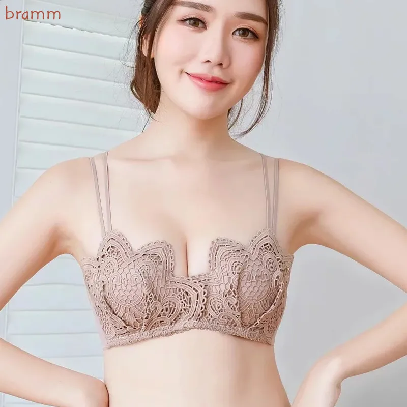

NEW Sexy Lace Push Up Bra Lingerie Comfort wireless Lingerie Flower Cup Girl Female Bra bras for women underwear