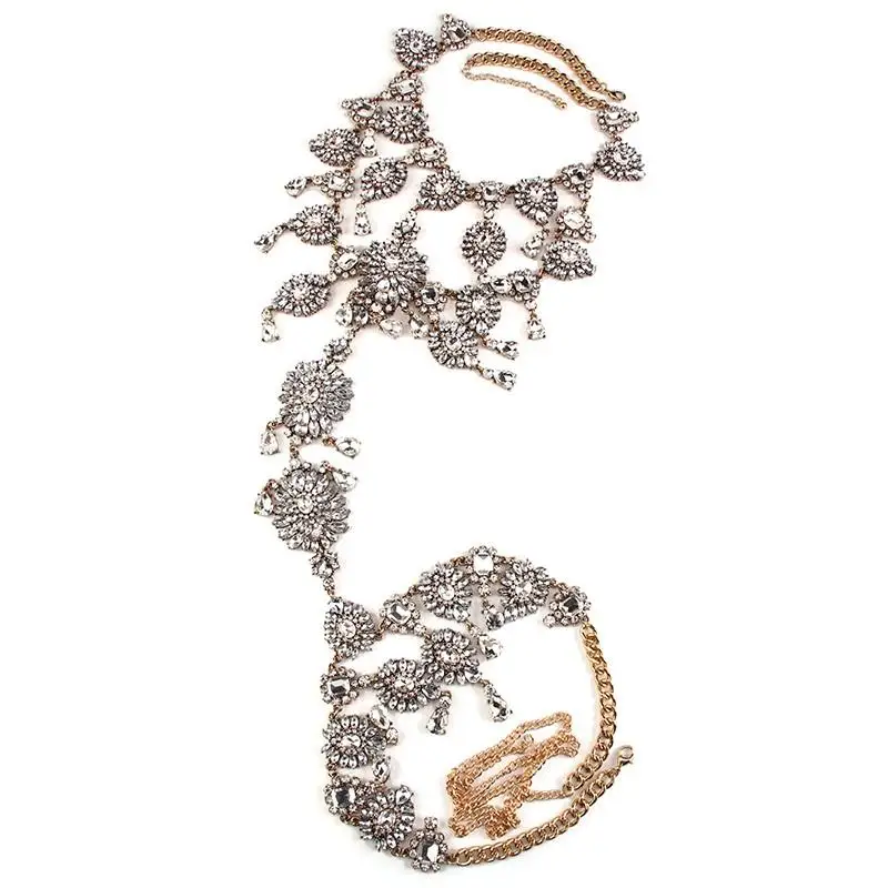 

Vedawas Body Chain Adjustable DIY Fashion Spring Summer Necklace Charm Chain Tassel Crystal Handmade Vacation Jewelry Women Gift