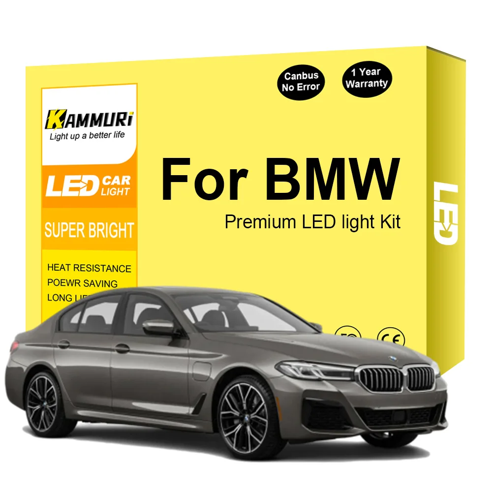 

Car Led Interior Light Kit For BMW 1 3 5 7 Series E87 E81 F20 E46 E90 E91 E92 E93 E39 E60 E61 F10 E38 E65 E66 Canbus No Error