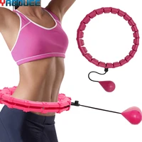 adjustable sports hoops belly thin waist exercise removable massage hoops fitness equipment gym home training weight loss