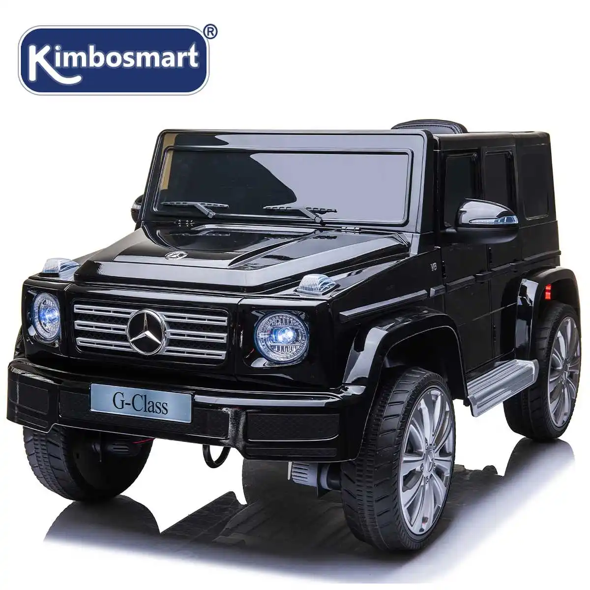 

Электромобиль Kimbosmart 6 в/12 В для детей, Детский автомобиль с дистанционным управлением, 4-колесный автомобиль со светодиодной подсветкой и музыкой, детские подарки
