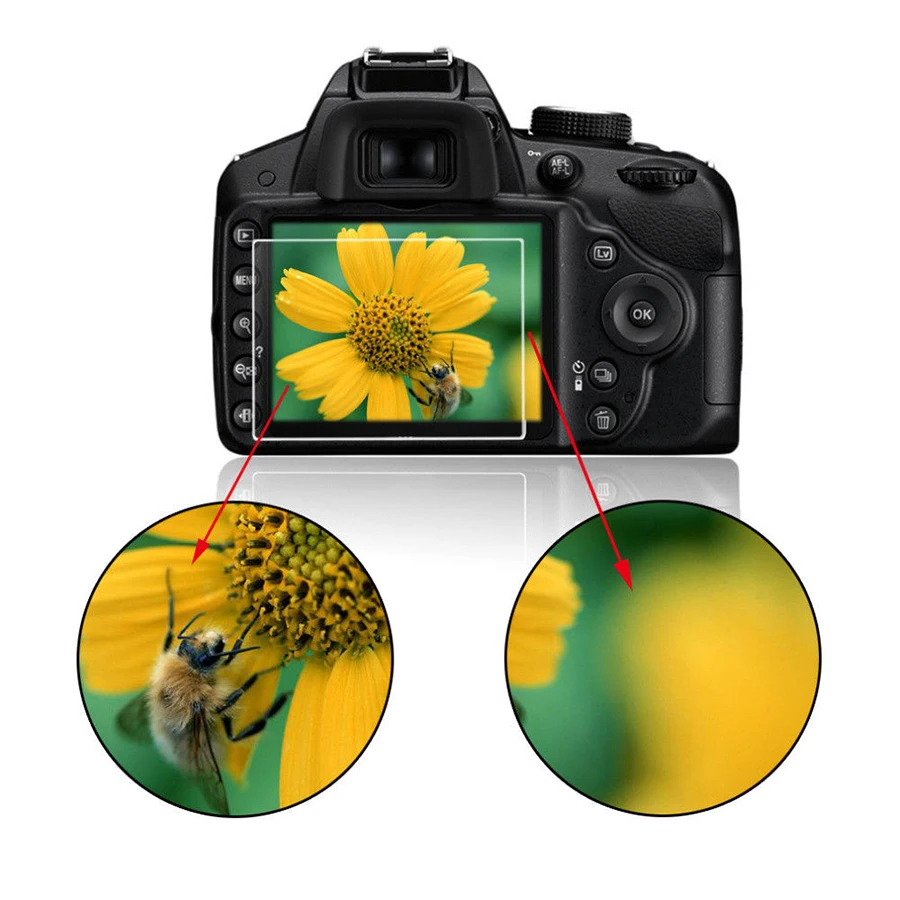 Tempered Optical Glass HD LCD Ultra-thin Camera Screen Protector Protection Film For Nikon D5300 D5500 D7100 D7200 D750 D3200 | Мобильные