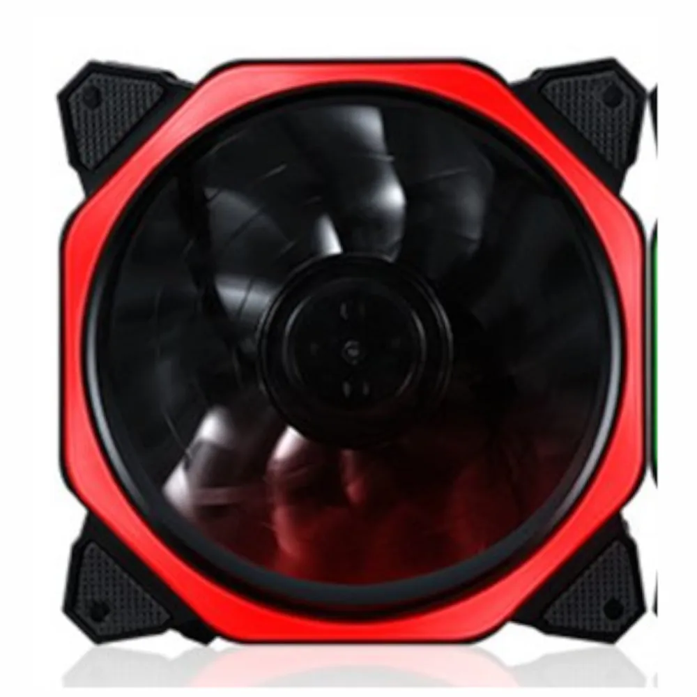 red RGB светильник кулер для процессора вентилятор охлаждения Ультра тихий Прочный Алюминиевый ПК бесшумный вентилятор охлаждения кулер для процессора радиатор для компьютера - Цвет лезвия: red