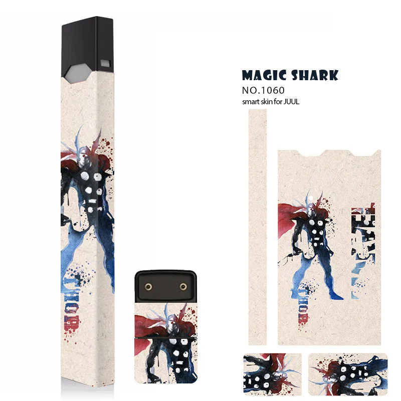 Волшебная Акула супер герой Marvel Супермен железный человек наклейка с человеком