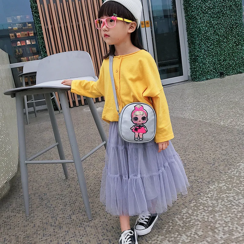 

Lol Surprise Dolls Princess Satchel Single Shoulder Messenger Children's Bag Fashion Cartoon Zero Wallet Doll Accessories Toys