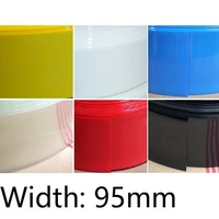 width 95mm diameter 60mm lipo battery wrap pvc heat shrink tubing insulated case sleeve protection cover flat pack colorful