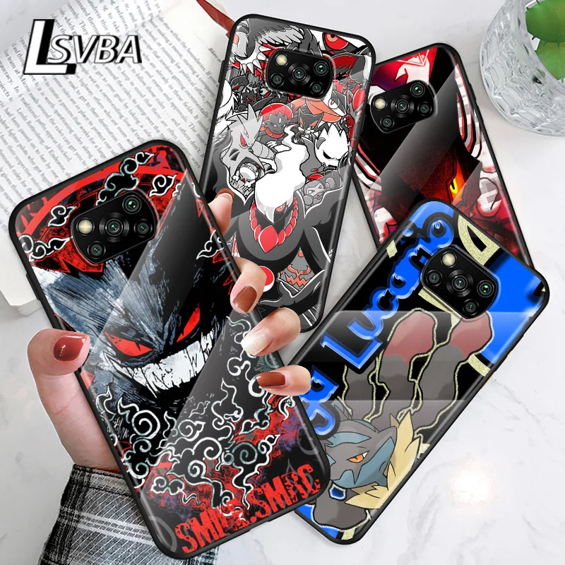 pet baby pokémon for xiaomi poco f3 f2 x3 nfc x2 m2 pro tempered glass hot new shell luxury cover phone case free global shipping