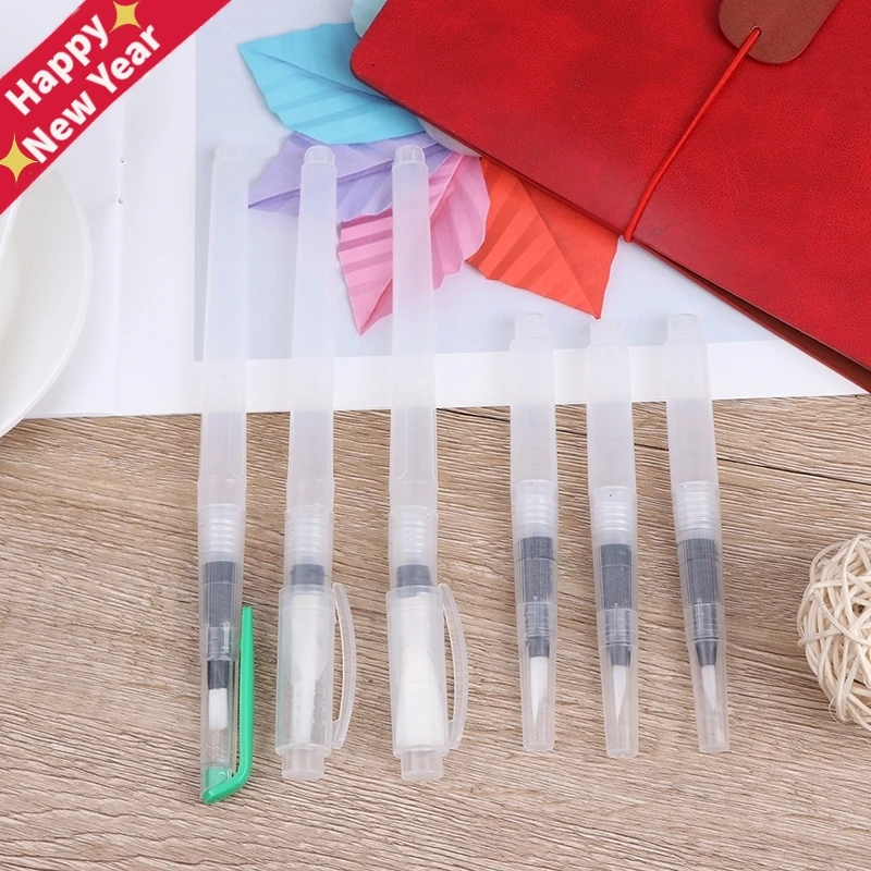 Портативный многоразового Краски щетка воды Цвет Кисть мягкая вода чернильная