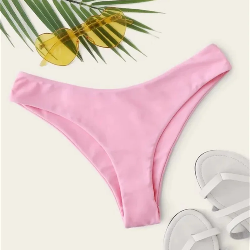 2020 горячая Распродажа стринги купальники женские бикини сексуальные однотонные