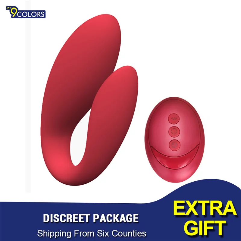 Беспроводной вибратор взрослые игрушки для пар USB Перезаряжаемый G Spot U