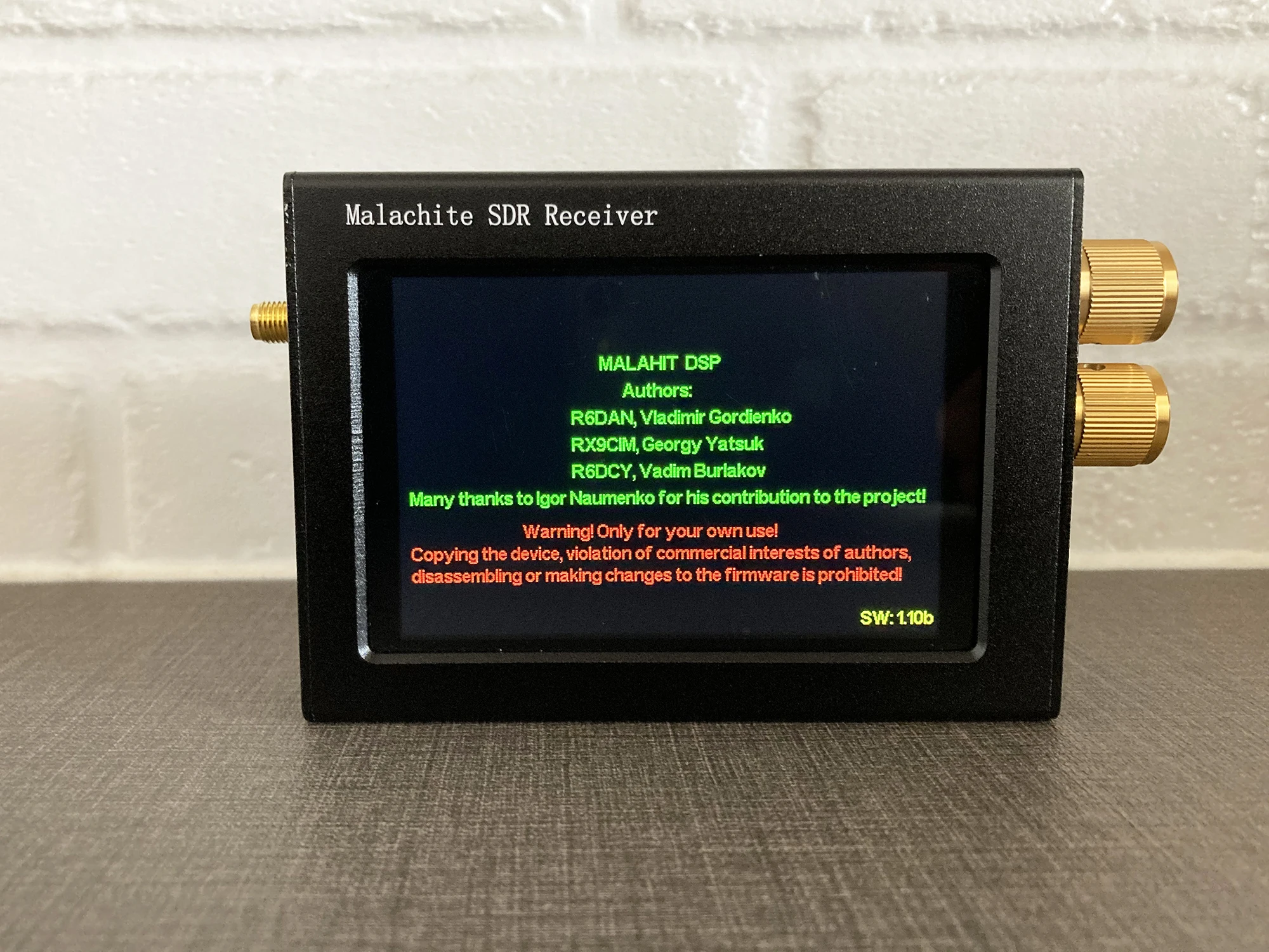Приемник Malahit SDR 50 кгц 2 ГГц радиоприемник DSP сенсорный экран 3 5 дюйма с поддержкой