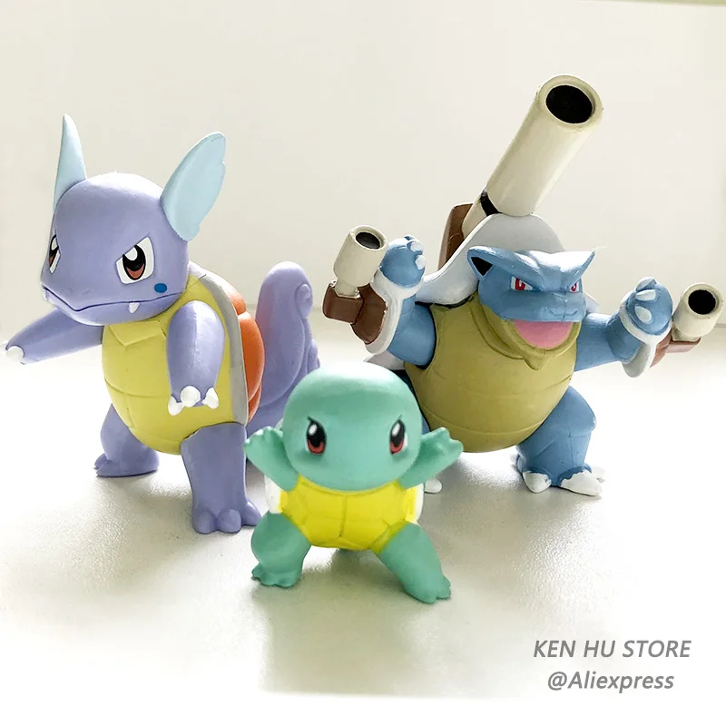 Evolution group Mewtwo Charizard Venus Blastoise аниме экшн-игрушка Покемон Фигурки Коллекция Модель игрушки украшение автомобиля игрушка