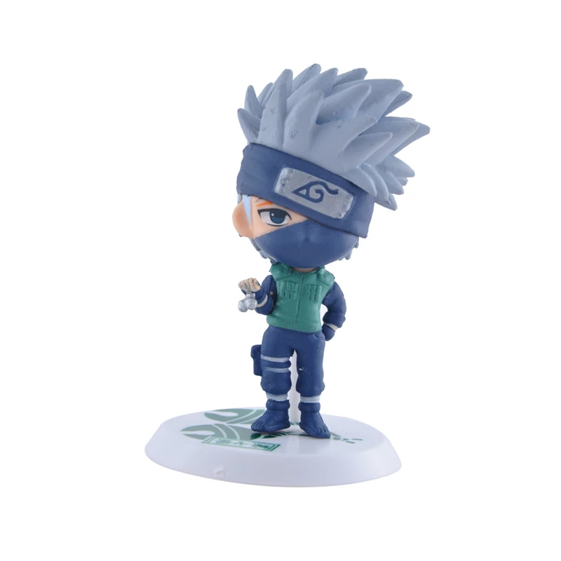Экшн фигурки аниме 6 шт./лот Коллекционные детские игрушки Zabuza Haku Kakashi Sasuke Серия