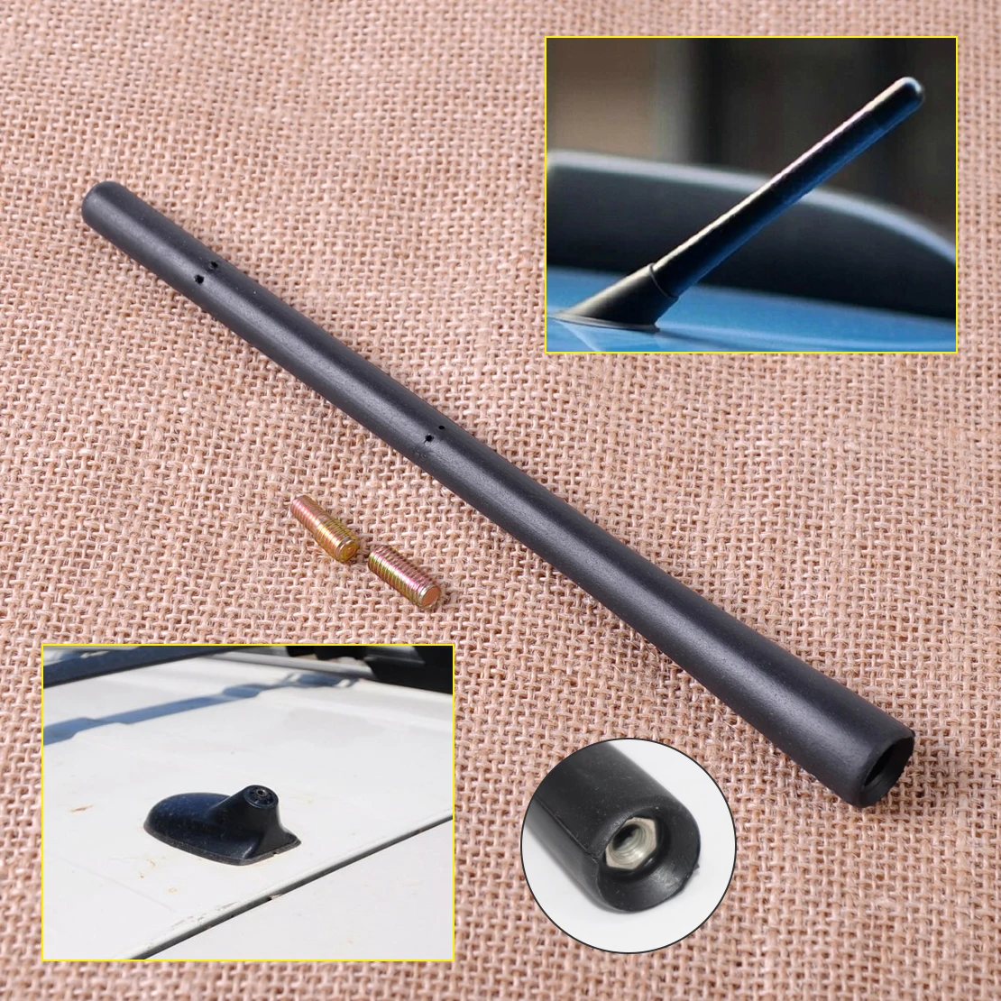 CITALL Профессиональная 8 &quotантенна мачта для автомобиля AM/FM радио короткая Stubby