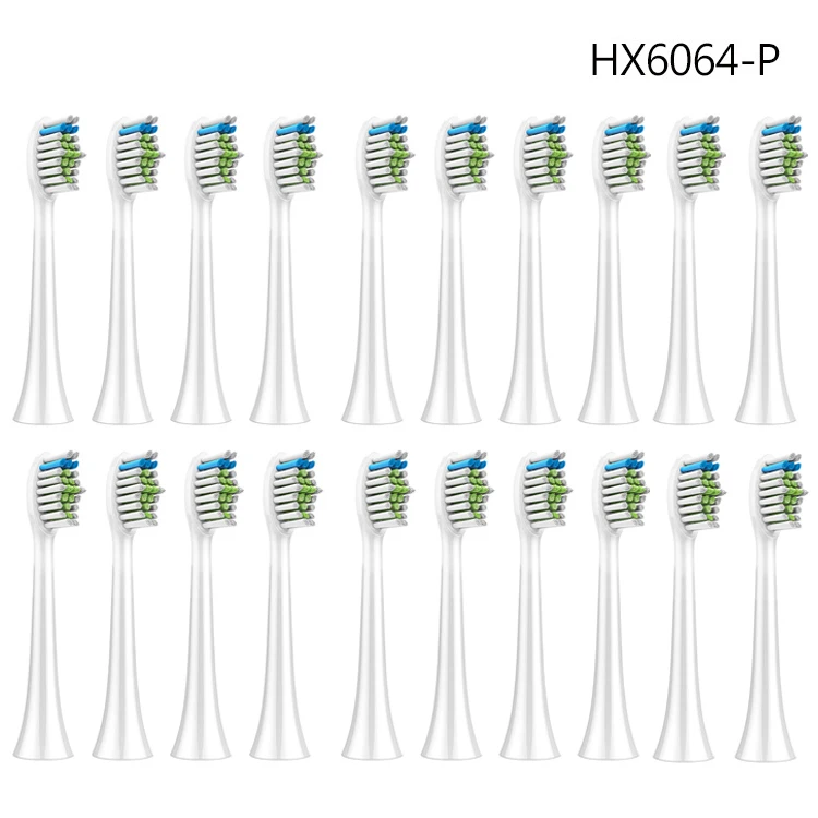 32 шт. HX6064 электрические зубные щетки для замены PH Soni уход Flex Алмазная чистая HX6930 HX9340 HX6950 HX6710 HX9140|Насадки