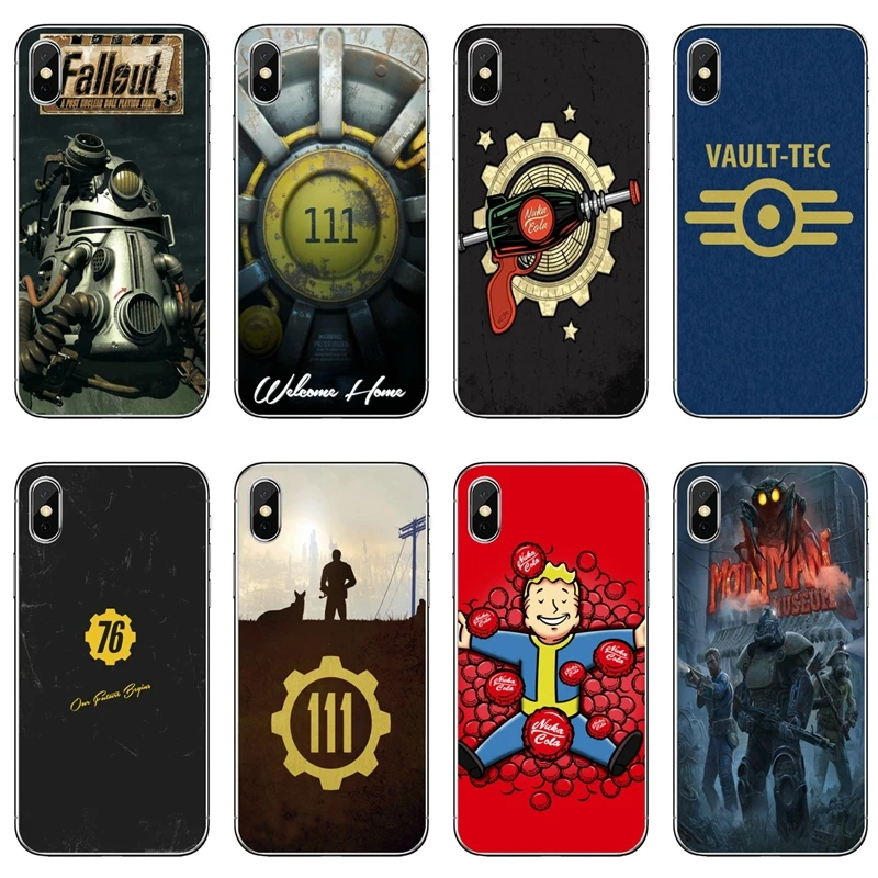 Чехол для телефона Game Fallout 76 аксессуары iPhone 12 11 Pro Max Mini XS XR X 8 7 Plus 6 6S 5 5S SE 2020 |