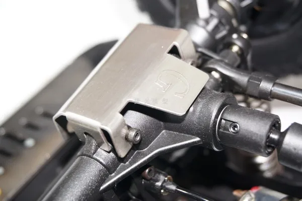 Комплект переднего бампера из нержавеющей стали + защита оси для 1/10 TRAXXAS TRX4 82096 4